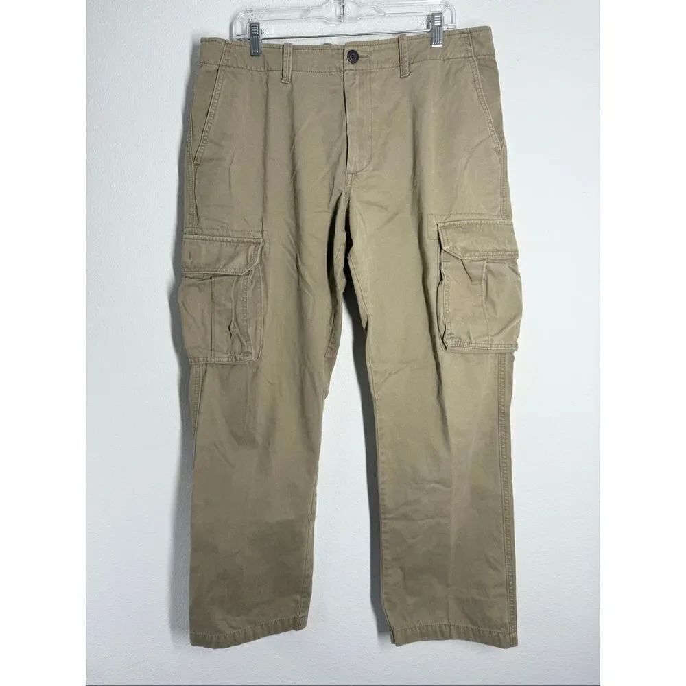 Old Navy Men’s Broke I- In Cargo Pants Khaki Size 36/ 28L